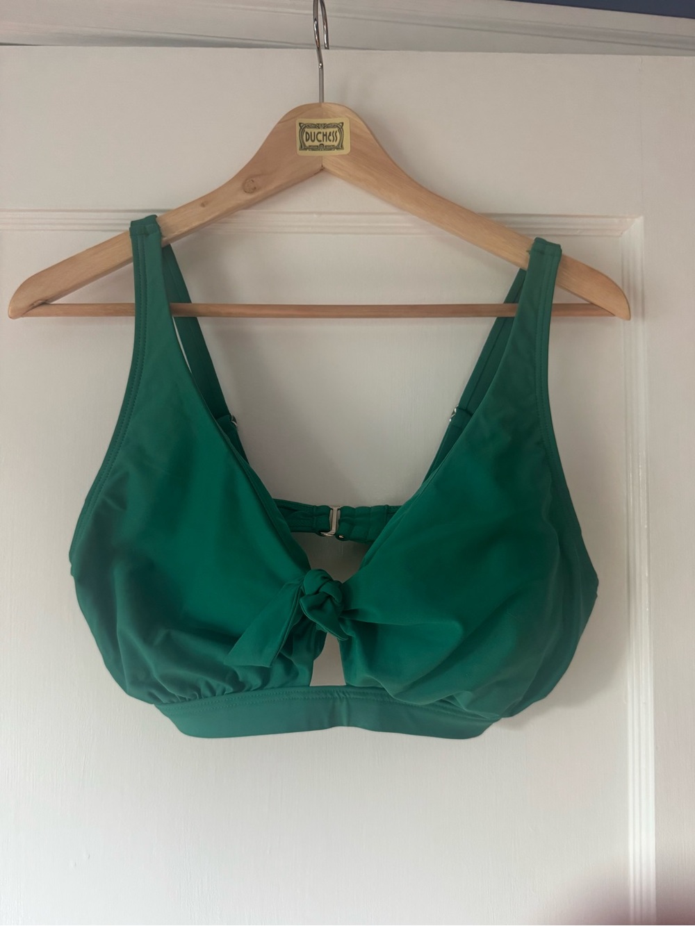 Green Tie-Front Bikini Top - Women Swim Bikini